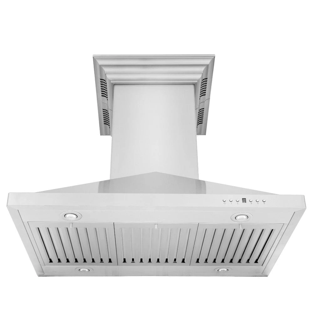 30 in. CrownSound™ Ducted Vent Island Mount Range Hood GL1ICRNBT30