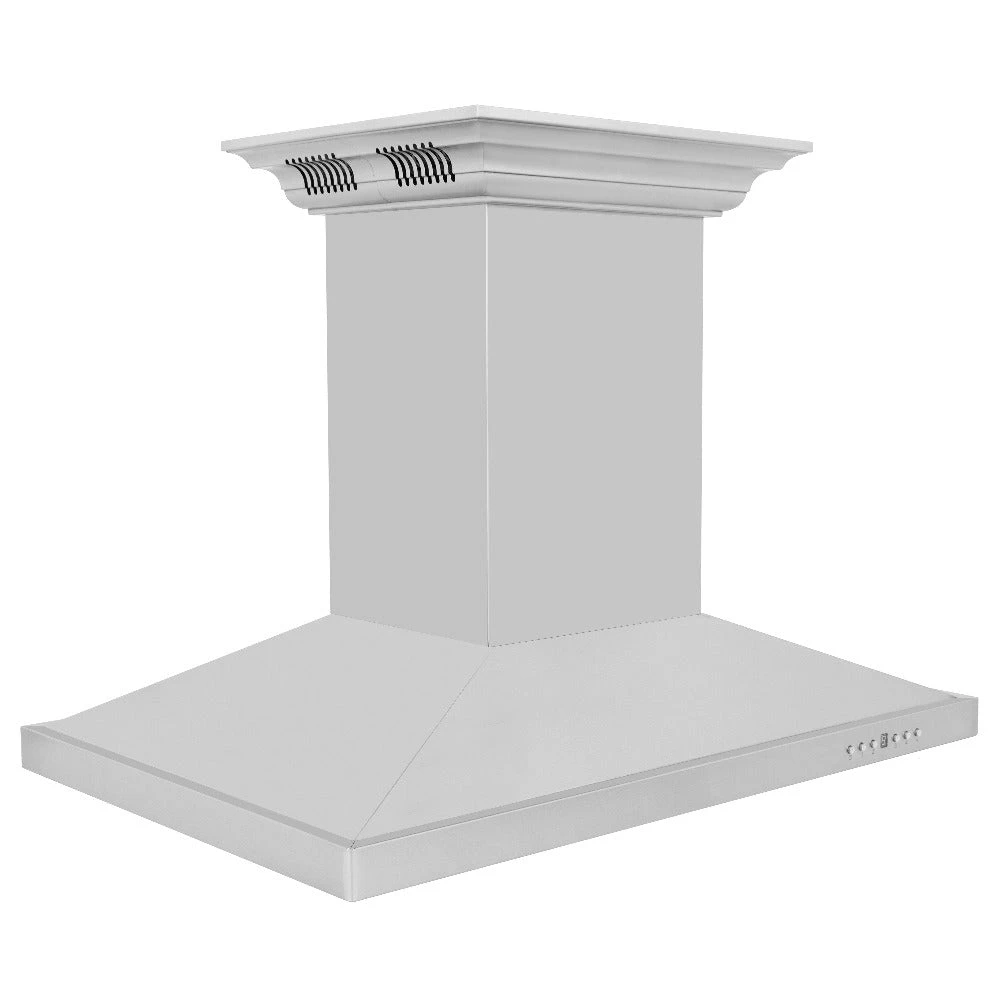 36 in. CrownSound™ Ducted Vent Island Mount Range Hood GL2ICRNBT36