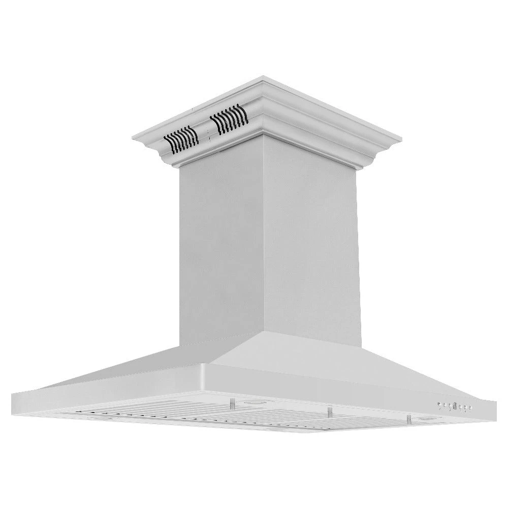 48 in. CrownSound™ Ducted Vent Island Mount Range Hood GL2ICRNBT48