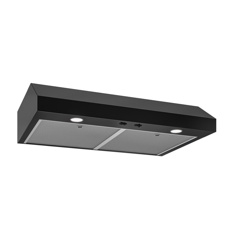 Glacier 36Inch 350 MAX Blower CFM 1.5 Sones Black Range Hood GLA1363BL