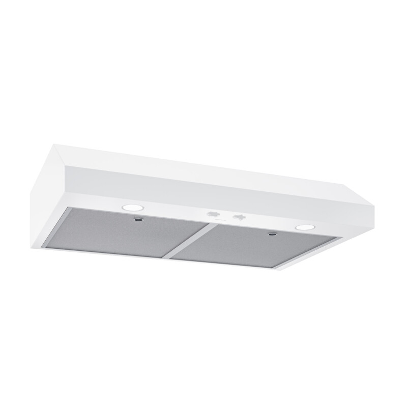 Glacier 42Inch 350 MAX Blower CFM 1.5 Sones White Range Hood GLA1423WW