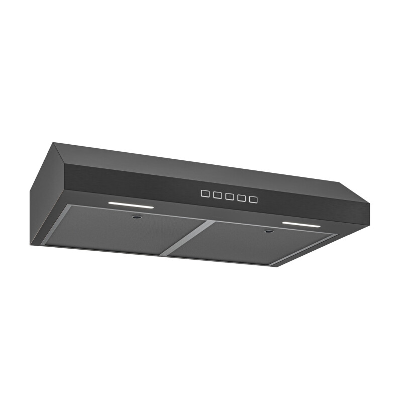 Broan-NuTone 30-Inch Under Cabinet Range Hood, ENERGY STAR, 350 Max Blower CFM, Black Stainless Steel GLA2303BLS
