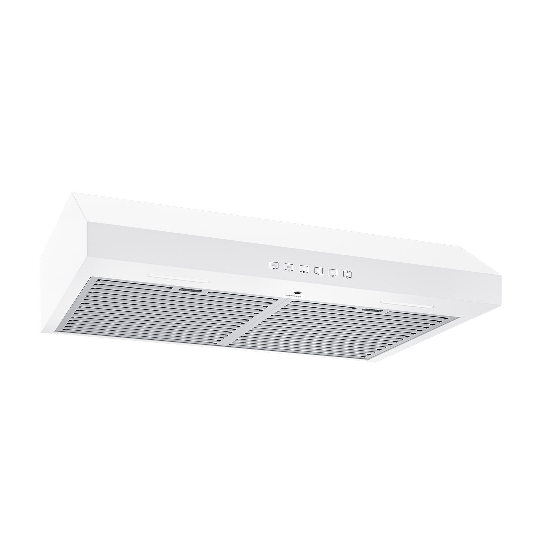 Glacier 30Inch 490 MAX Blower CFM 1.0 Sones White Range Hood GLA3304WW