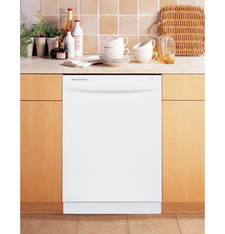 Tall Tub Built-In Dishwasher with hidden controls and auto wash cycle GLD5808VWW