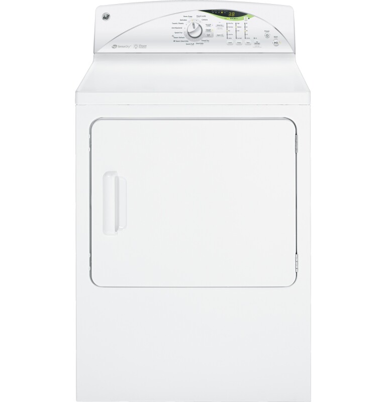 7.0 cu. ft. capacity electric dryer with Steam and HE SensorDry GLDS560EDWW