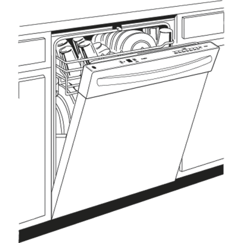 Built-In Dishwasher with Hidden Controls GLDT690JWW