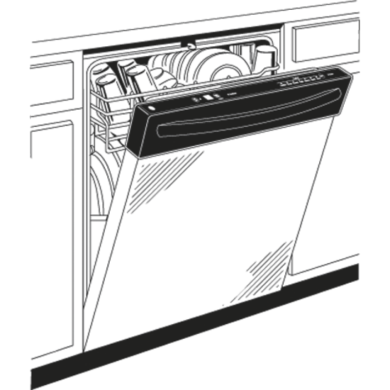Built-In Dishwasher with Hidden Controls GLDT696JSS