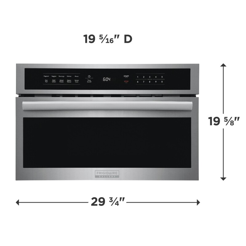 30" Built-In Microwave Oven with Drop-Down Door GMBD3068AF
