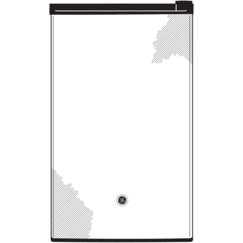 4.4 Cu. Ft. Compact Refrigerator GML04GAEBS