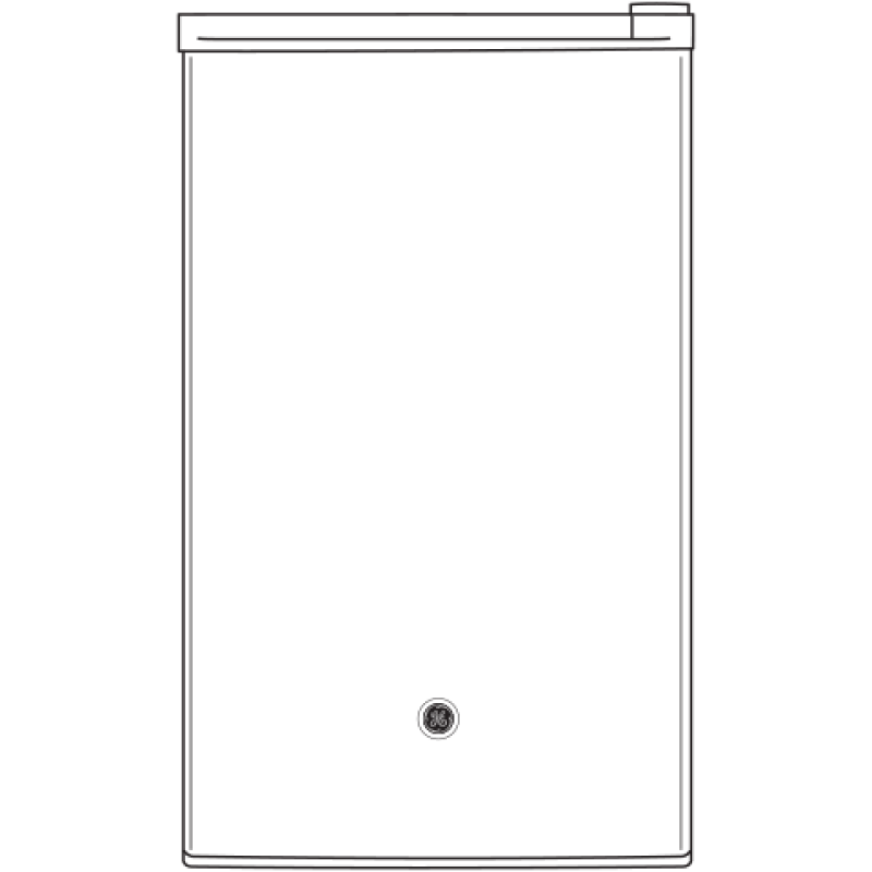 4.4 Cu. Ft. Compact Refrigerator GMR04GAEBB