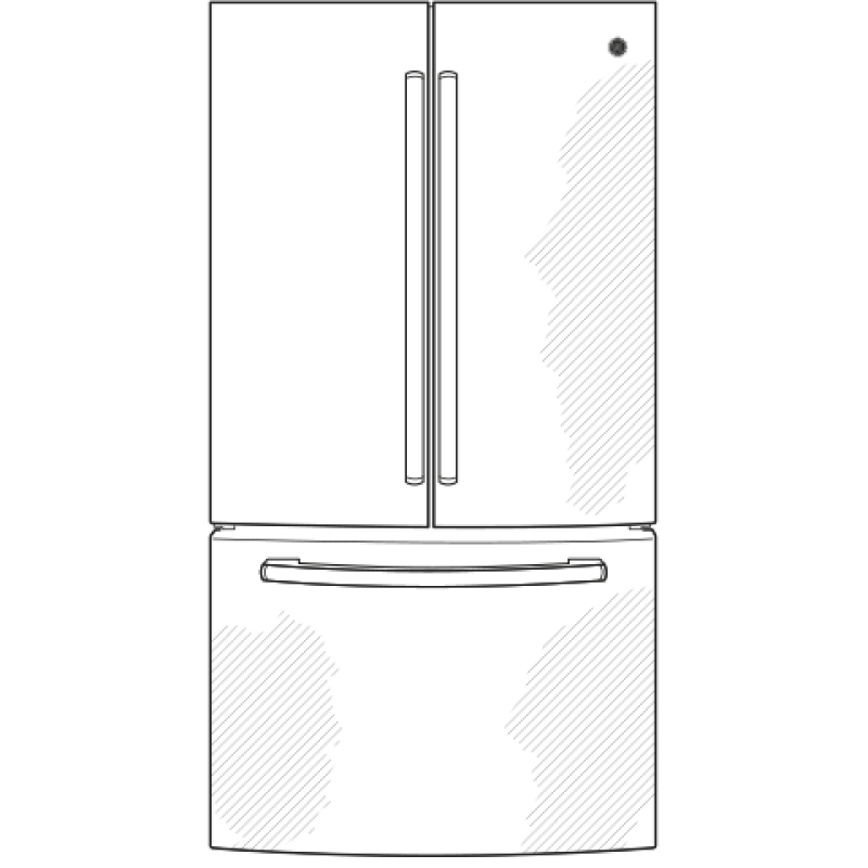 20.8 Cu. Ft. French-Door Refrigerator GNE21FSKSS