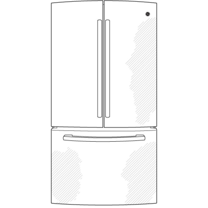 22.1 Cu. Ft. French-Door Refrigerator GNE22GMEES