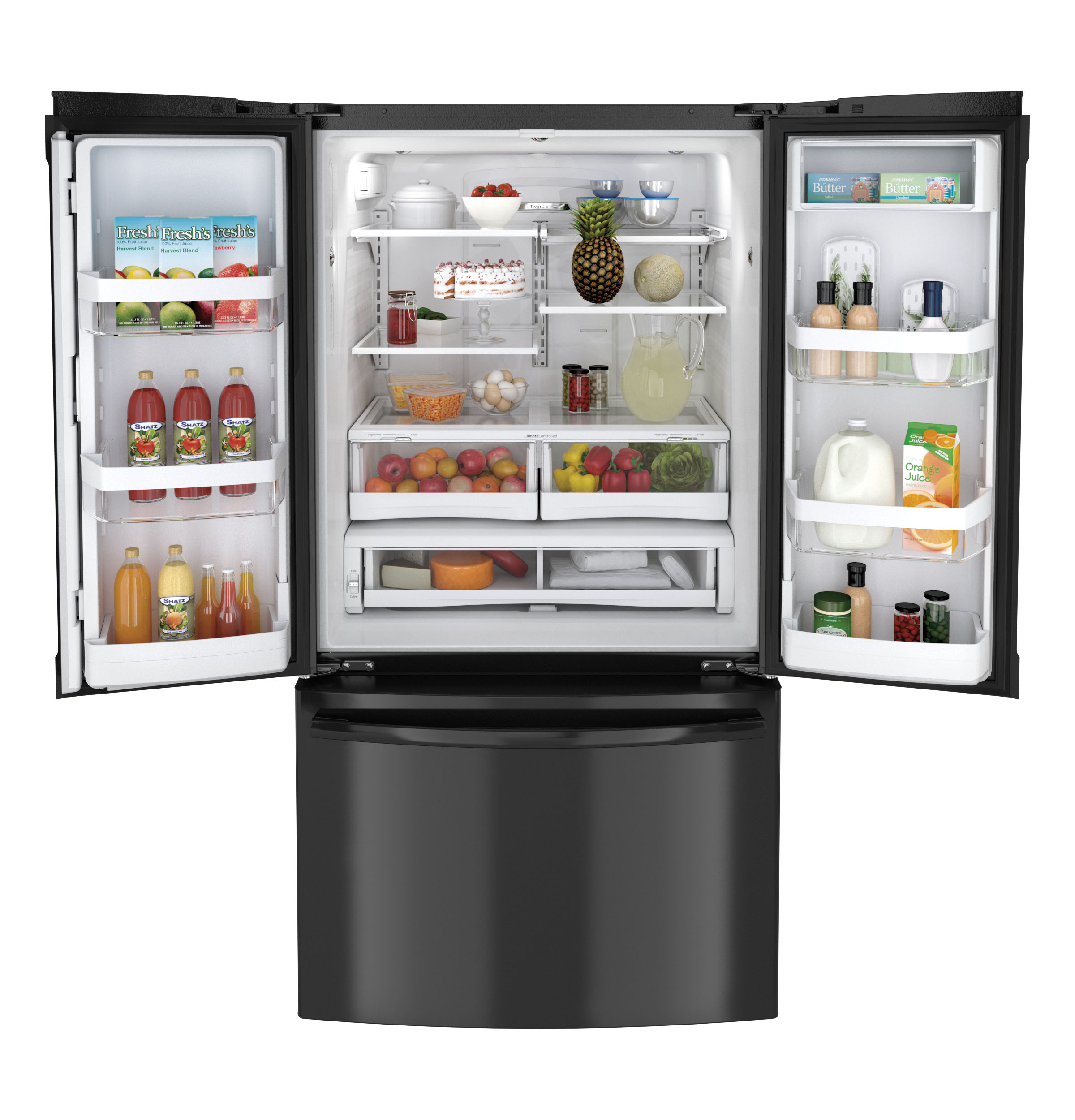 26.3 Cu. Ft. French-Door Refrigerator GNE26GGDBB