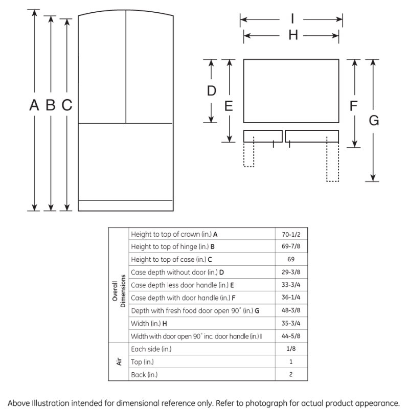 26.3 Cu. Ft. French-Door Refrigerator GNE26GSDSS
