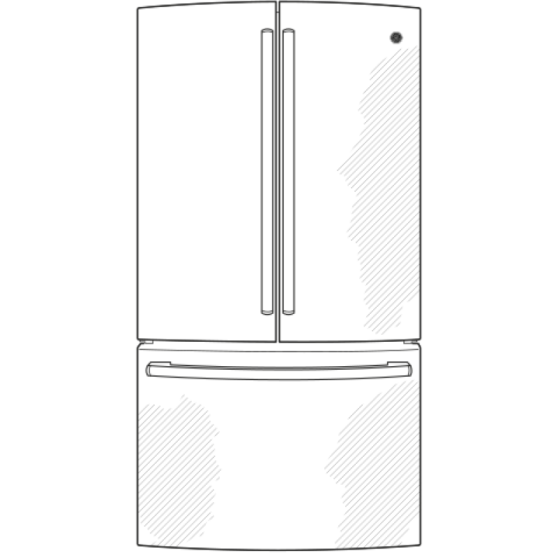 28.5 Cu. Ft. French-Door Refrigerator GNE29GSHSS