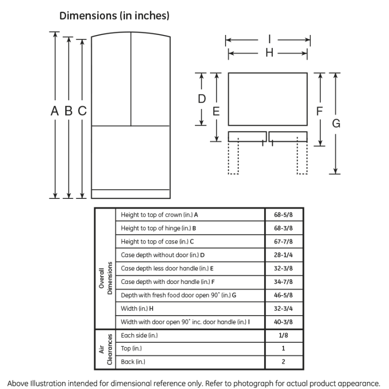 22.7 Cu. Ft. French-Door Refrigerator GNS23GSHSS