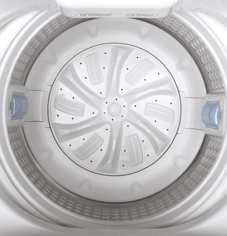 Space-Saving 2.8 cu. ft. Capacity Portable Washer with Stainless Steel Basket GNW128PSMWW