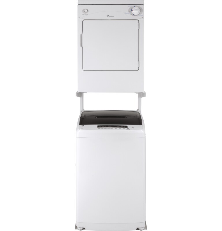 Space-Saving 2.8 cu. ft. Capacity Portable Washer with Stainless Steel Basket GNW128PSMWW