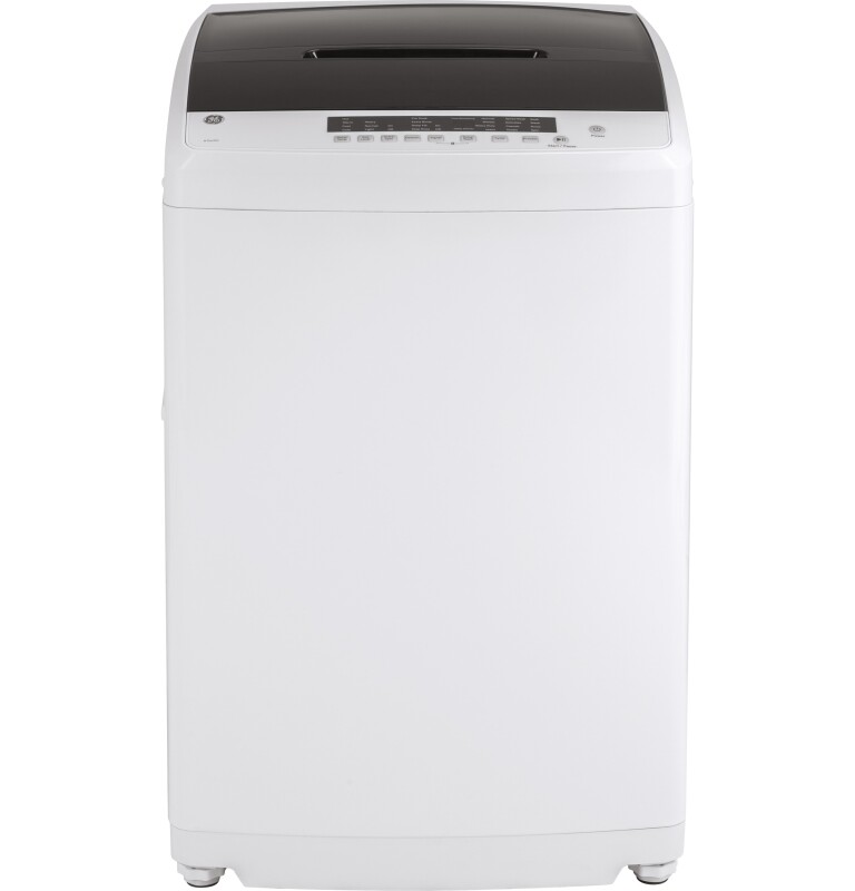 Space-Saving 2.8 cu. ft. Capacity Stationary Washer with Stainless Steel Basket GNW128SSMWW