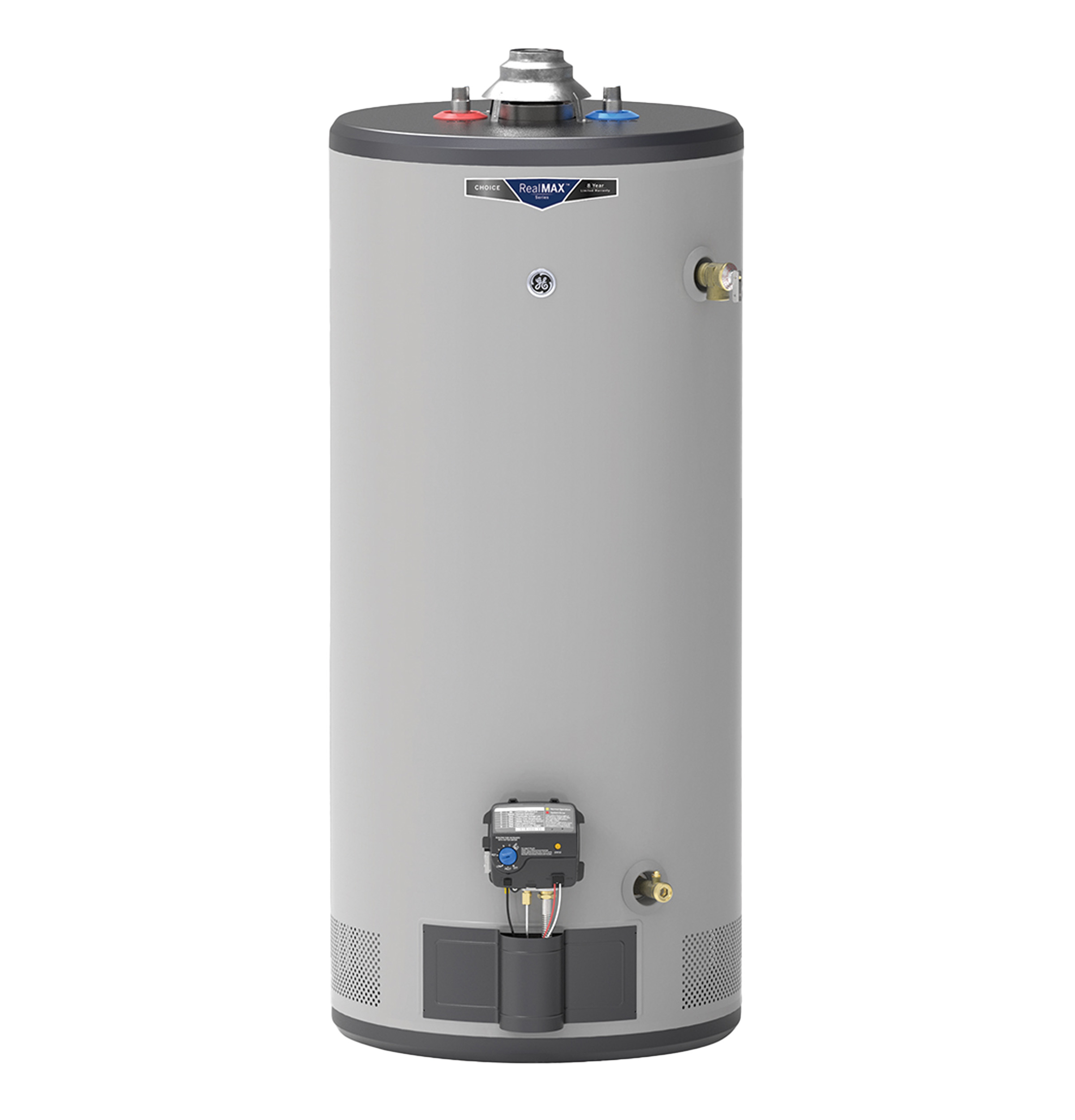 RealMAX Choice 40-Gallon Short Liquid Propane Atmospheric Water Heater GP40S08BXR