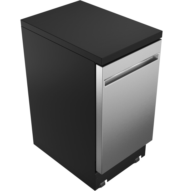 18" Stainless Steel Interior Portable Dishwasher with Sanitize Cycle GPT145SSLSS