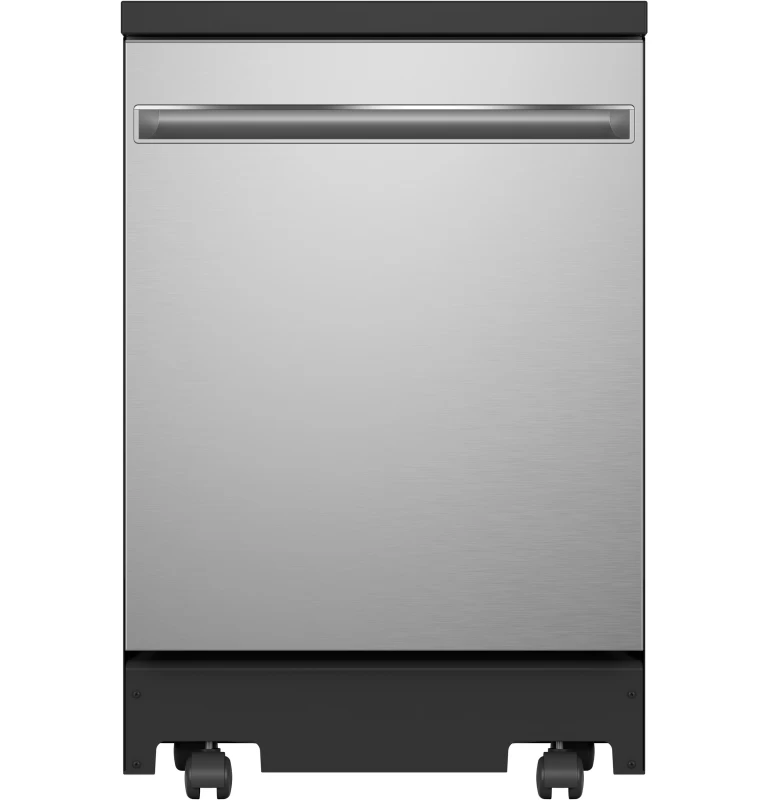 GE 24" Interior Portable Dishwasher with Sanitize Cycle Gray GPT225SSLSS Picture 1
