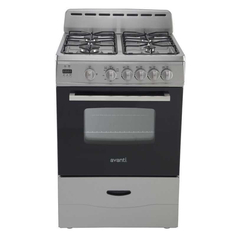 Avanti 24" Compact Gas Range Oven GR2414CW
