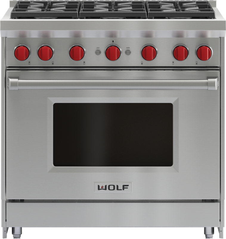 36" Gas Range - 6 Burners GR366