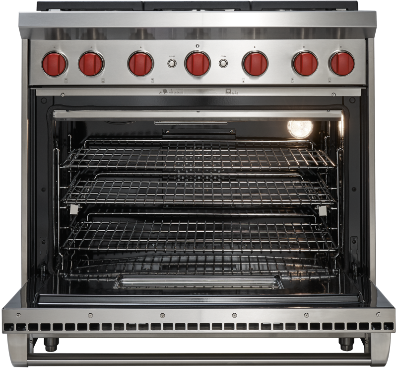 Wolf 36" Gas Range - 6 Burners Stainless Steel GR366LP Picture 1
