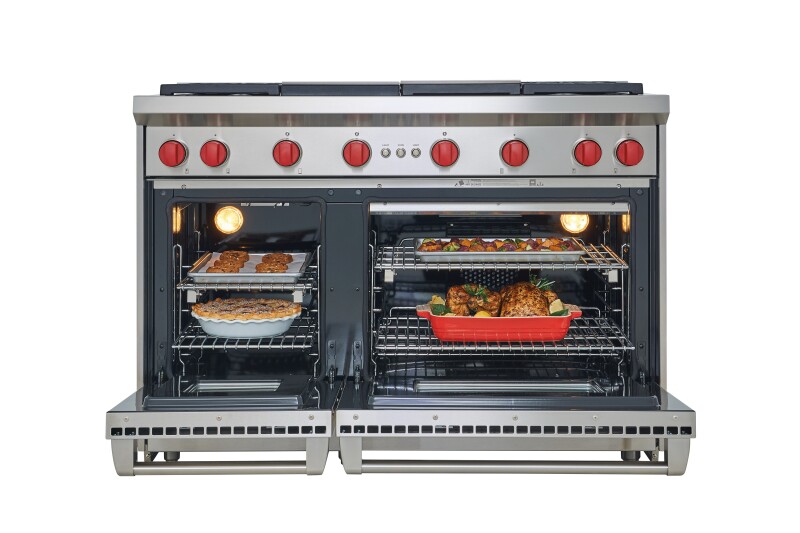 48" Gas Range - 6 Burners and Infrared Griddle GR486GLP
