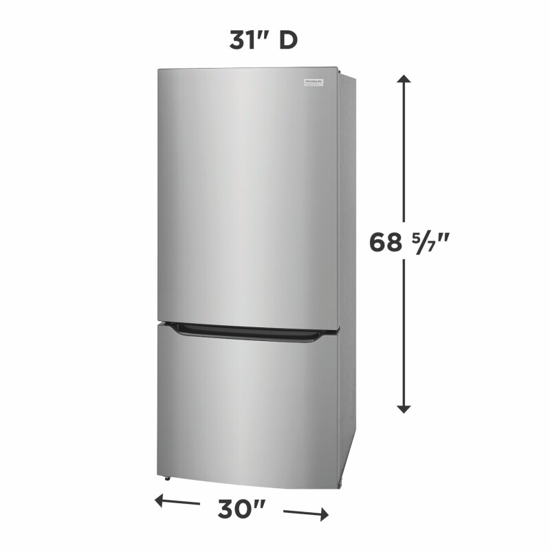20 Cu. Ft. Standard-Depth Bottom Freezer Refrigerator GRBN2012AF