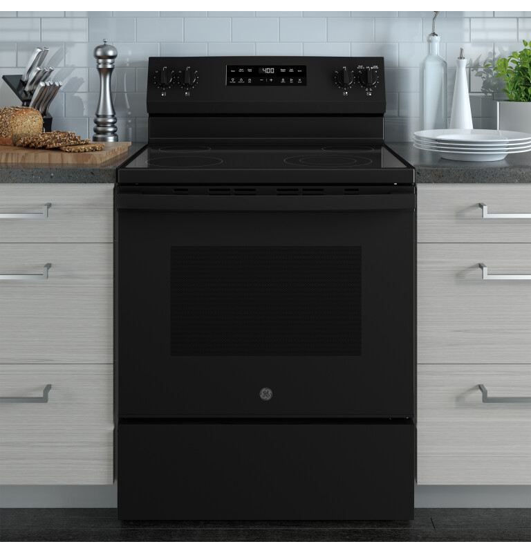 30" Free-Standing Electric Range GRF400PVBB