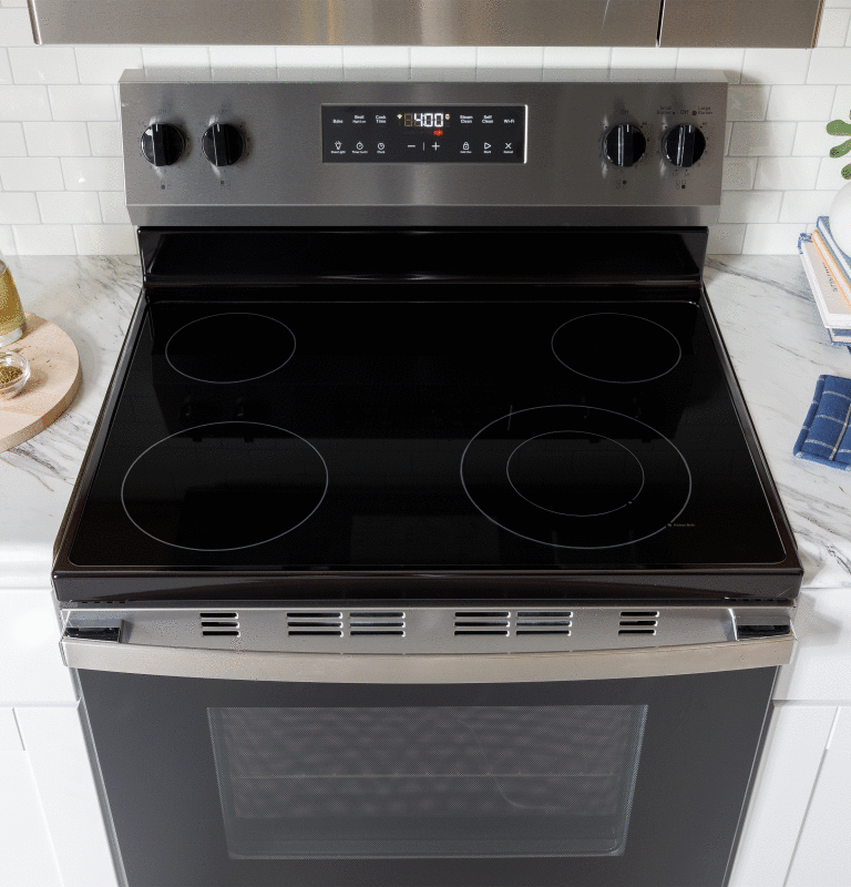 30" Free-Standing Electric Range GRF400PVBB