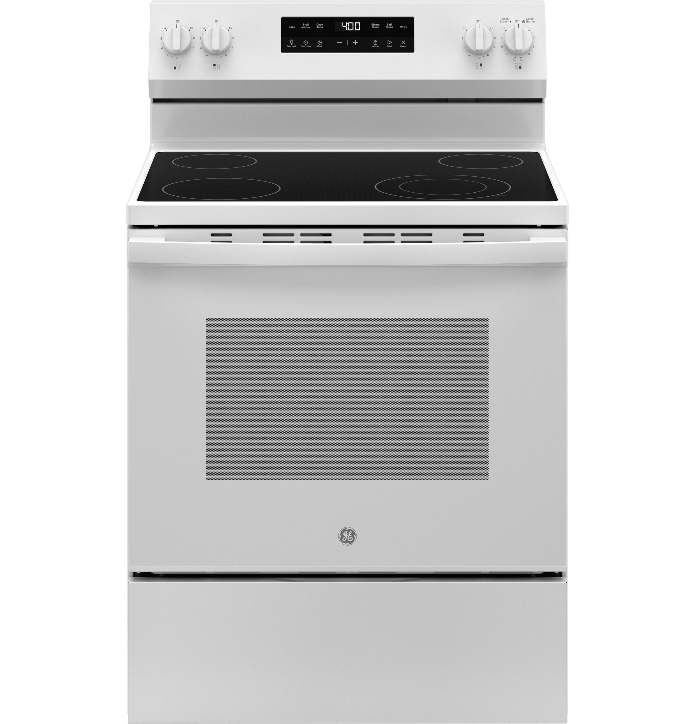 GE 30" Free-Standing Electric Range White GRF400PVWW Picture 1