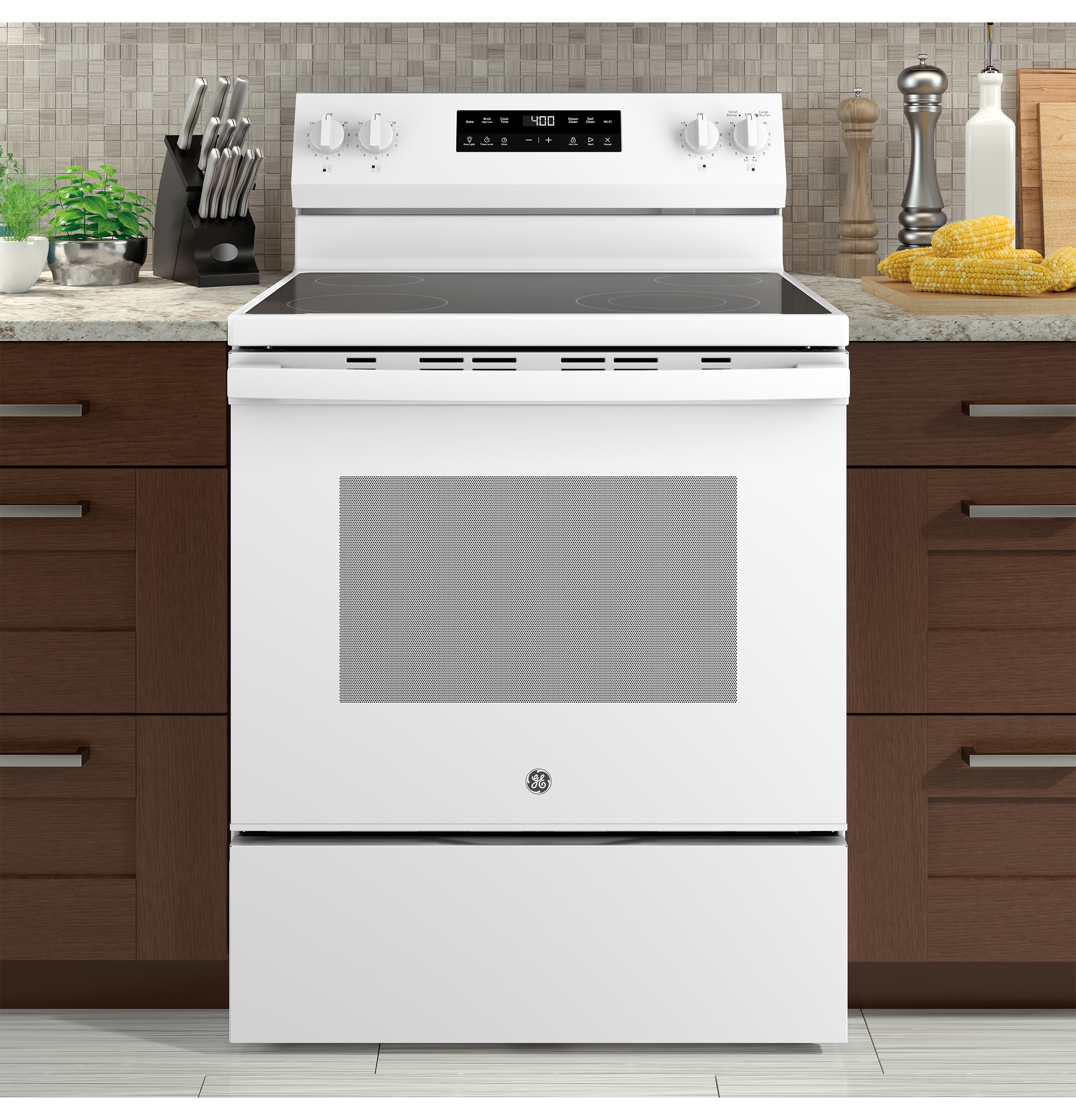 30" Free-Standing Electric Range GRF400PVWW