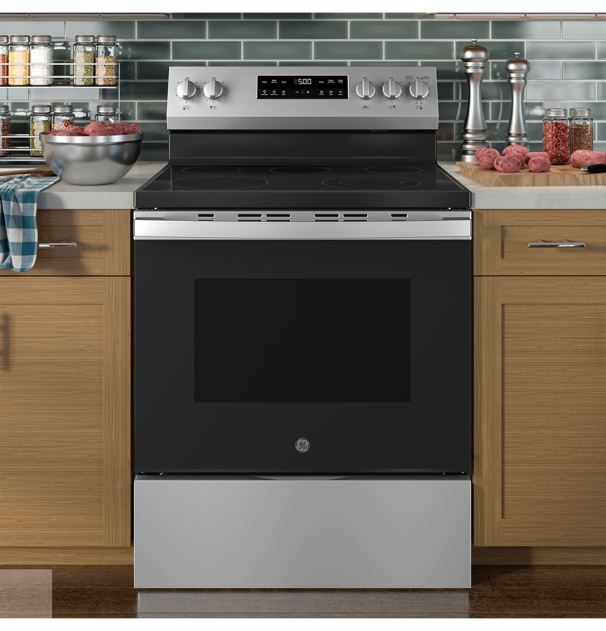 30" Free-Standing Electric Range with Crisp Mode GRF500PVSS