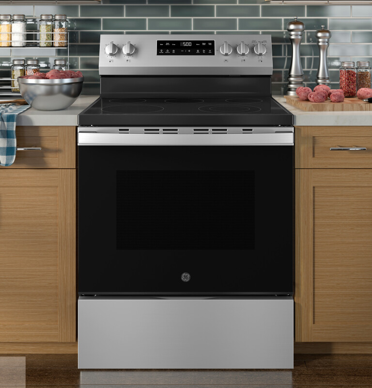 30" Free-Standing Electric Range with Crisp Mode GRF500SVSS