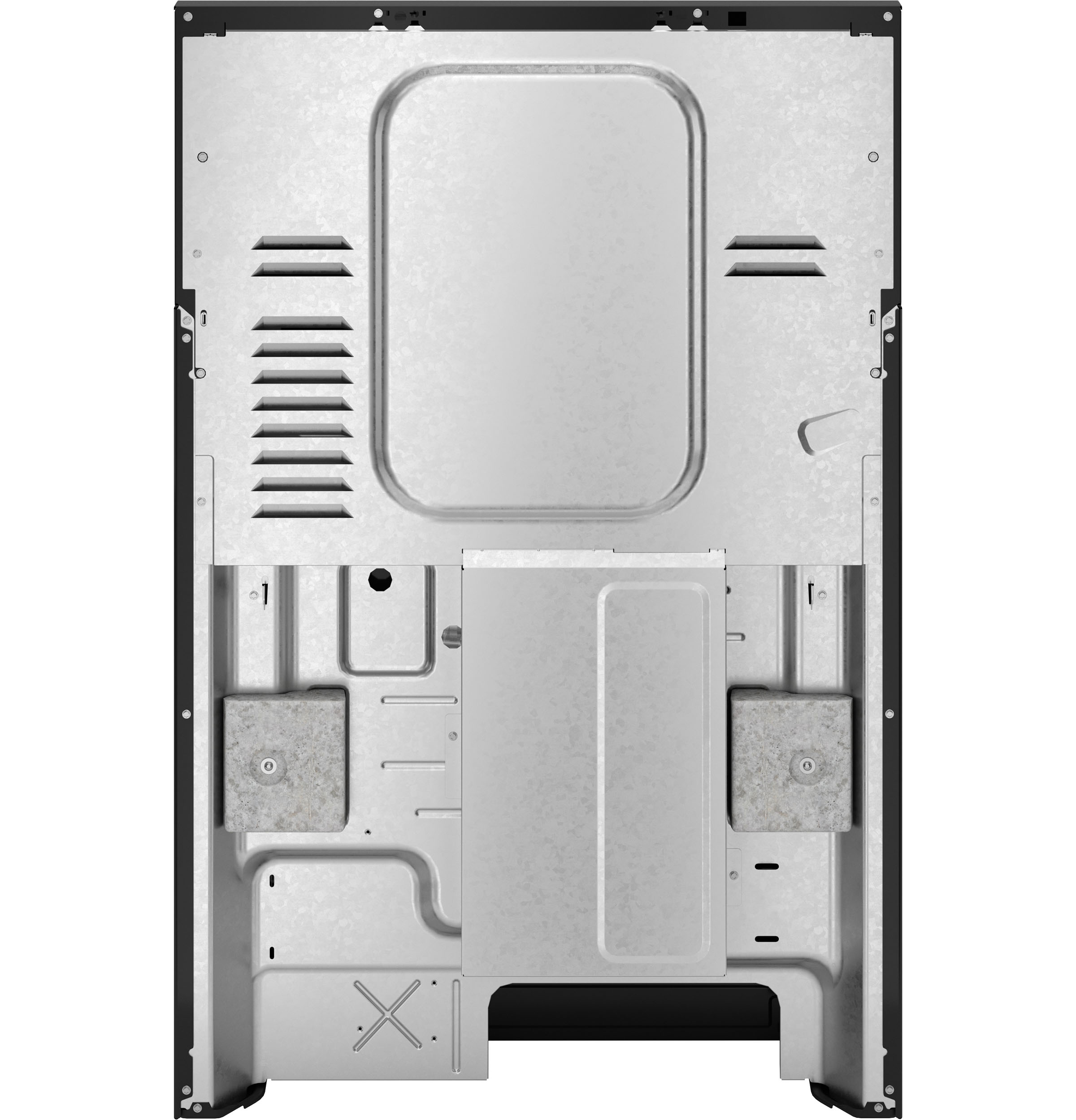 30" Free-Standing Electric Convection Range with No Preheat Air Fry and EasyWash Oven Tray GRF600AVBB