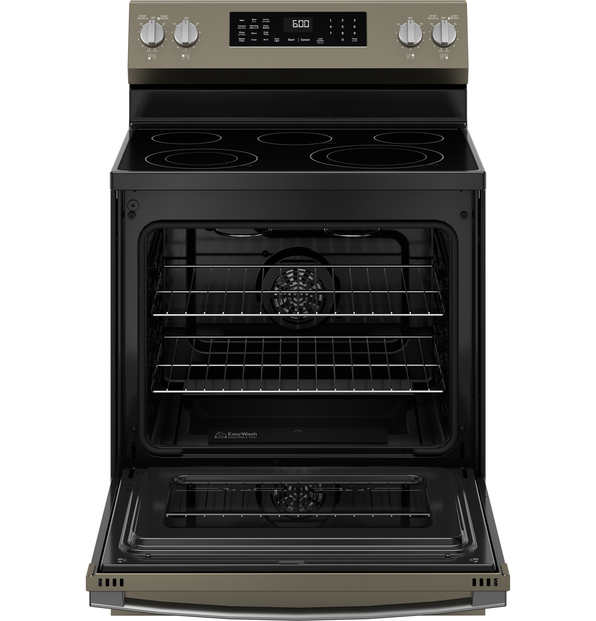 30" Free-Standing Electric Convection Range with No Preheat Air Fry and EasyWash Oven Tray GRF600AVES