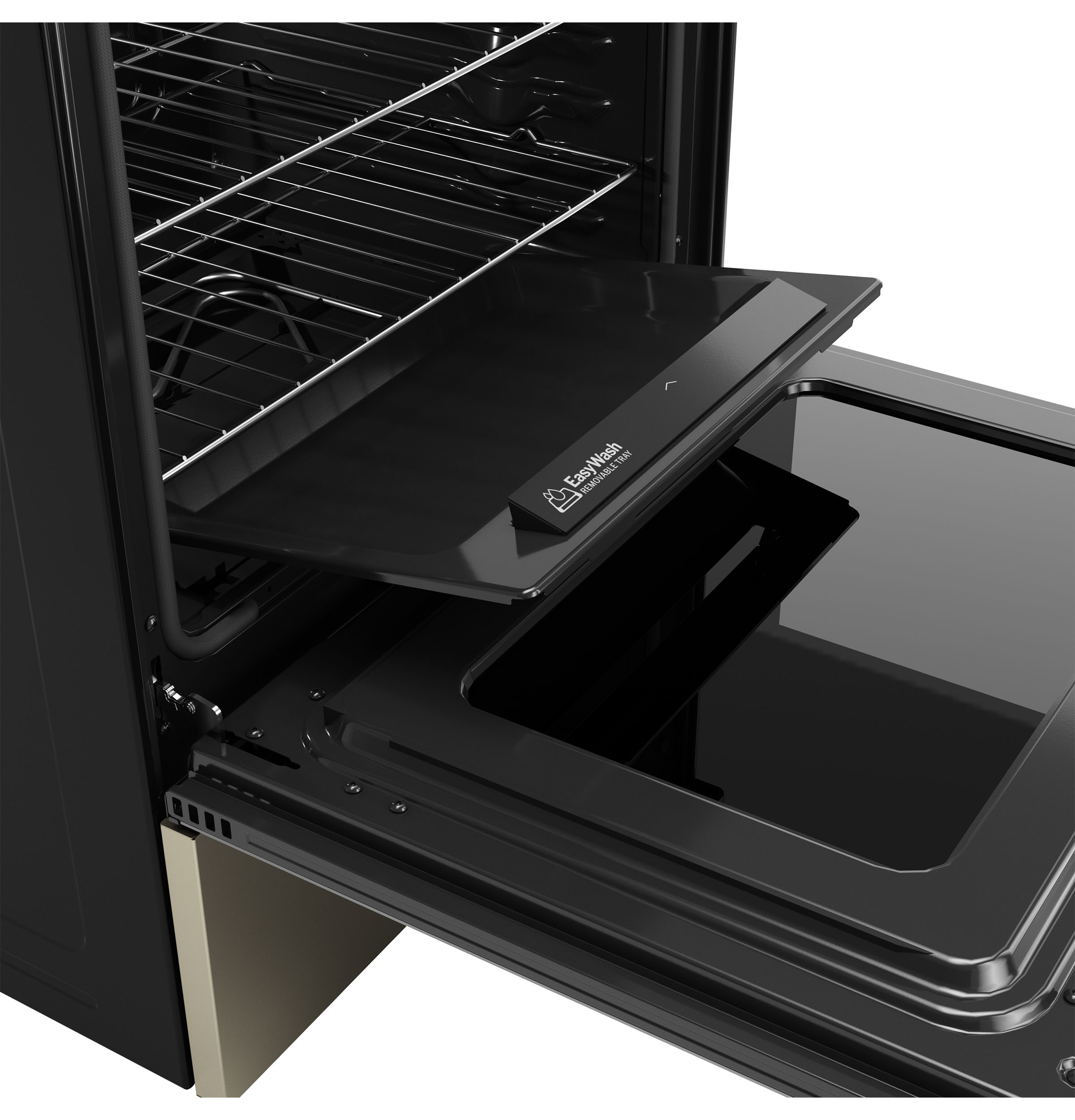30" Free-Standing Electric Convection Range with No Preheat Air Fry and EasyWash Oven Tray GRF600AVES