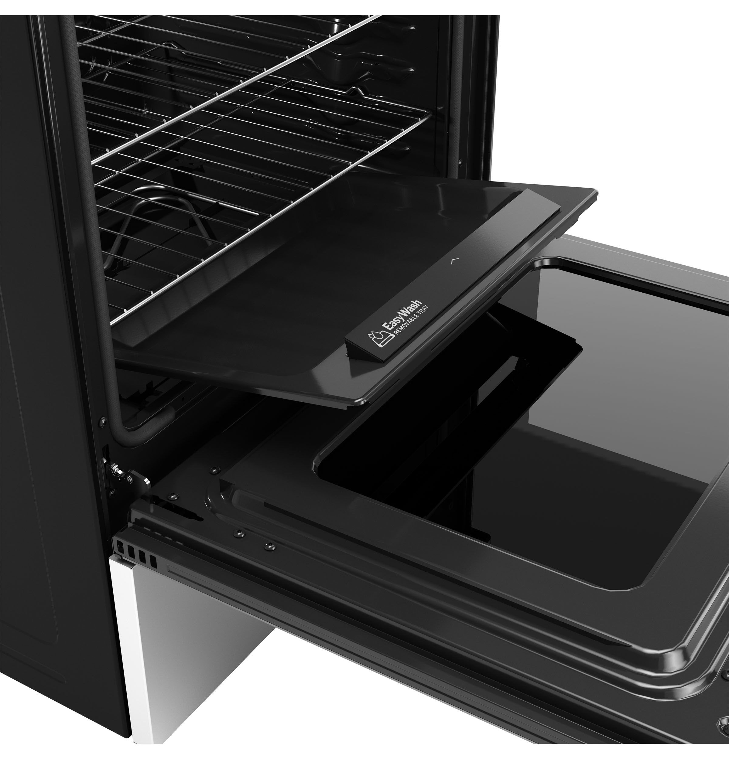 30" Free-Standing Electric Convection Range with No Preheat Air Fry and EasyWash Oven Tray GRF600AVSS