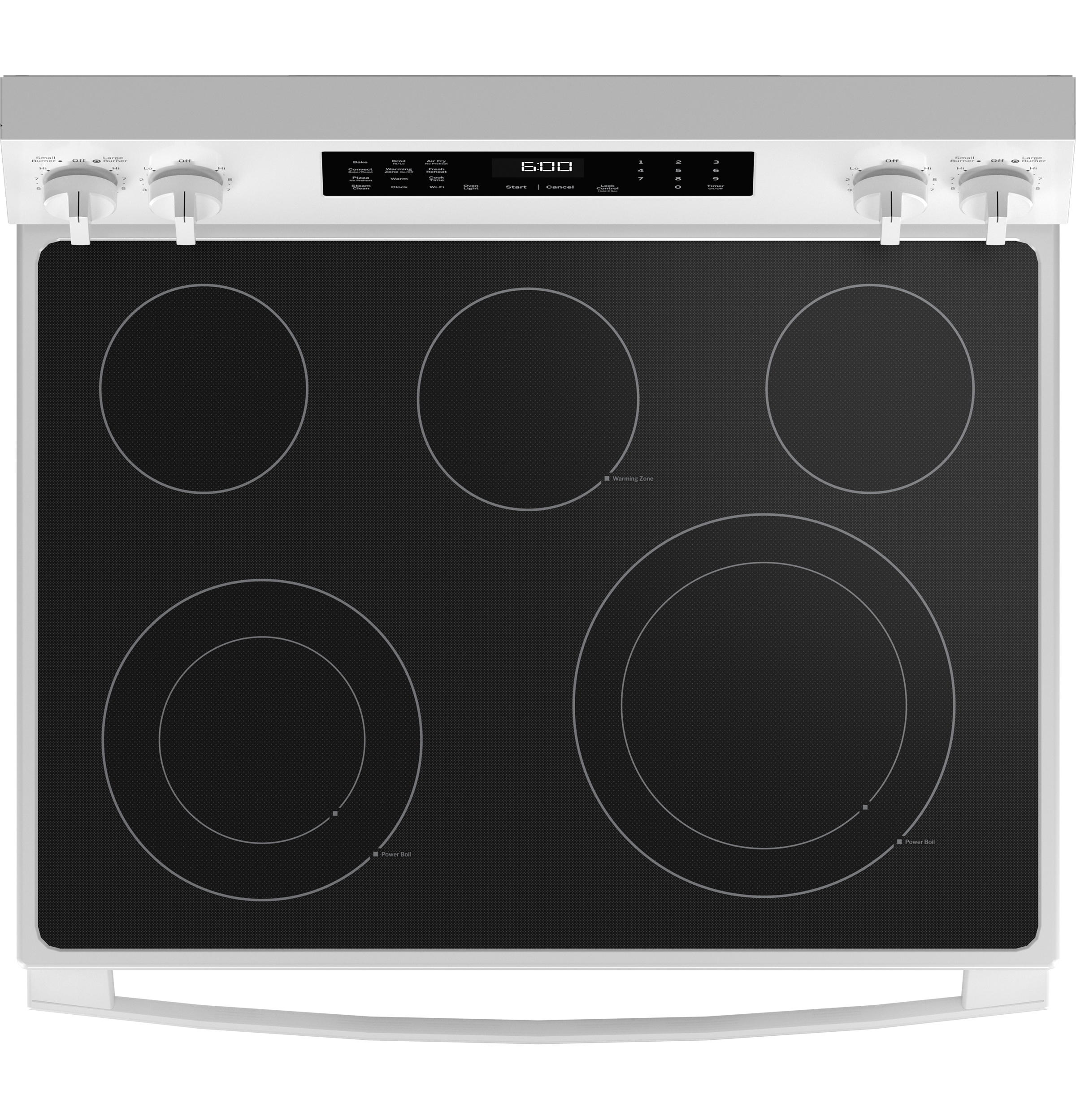 30" Free-Standing Electric Convection Range with No Preheat Air Fry and EasyWash Oven Tray GRF600AVWW