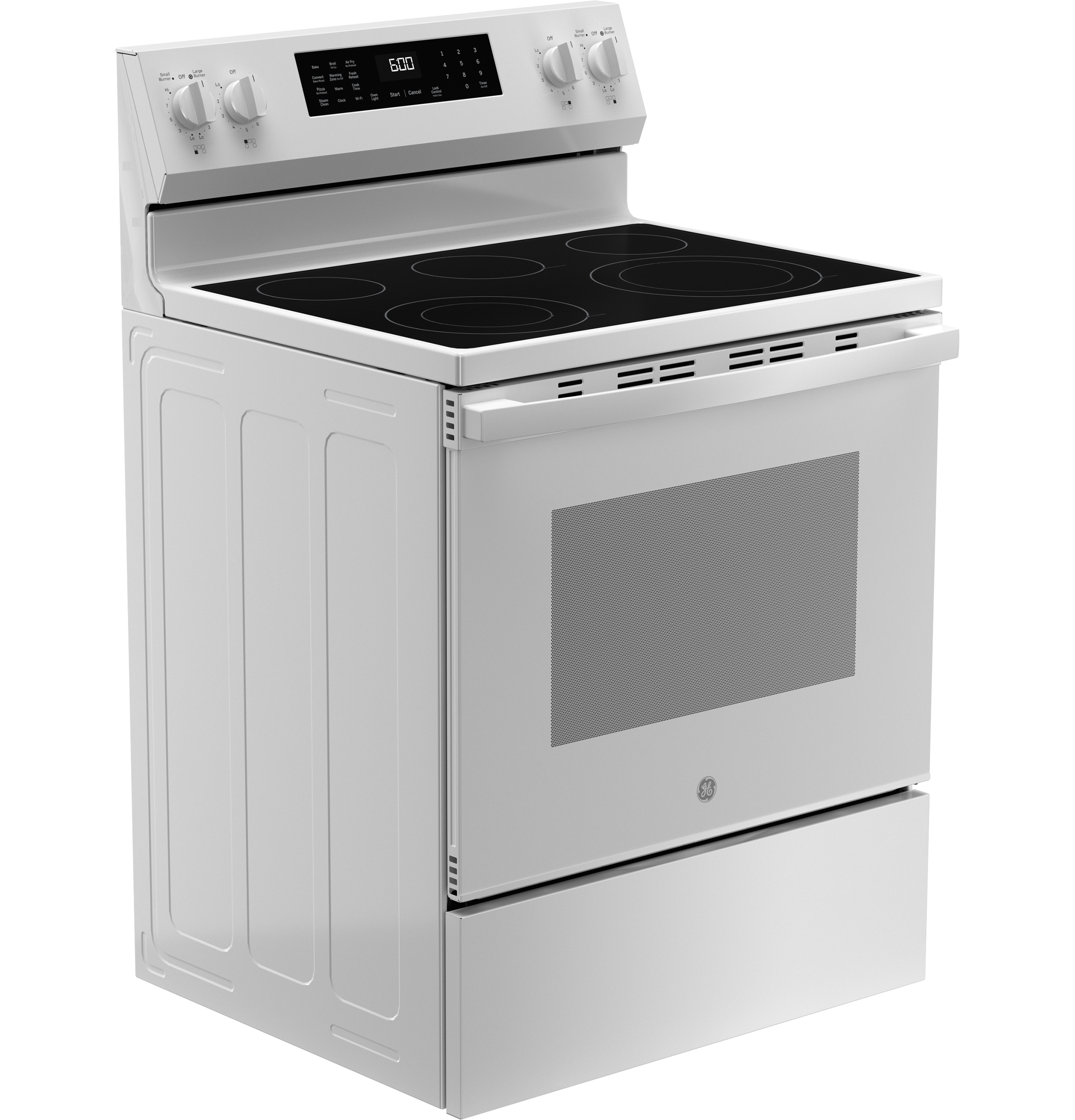 30" Free-Standing Electric Convection Range with No Preheat Air Fry and EasyWash Oven Tray GRF600AVWW
