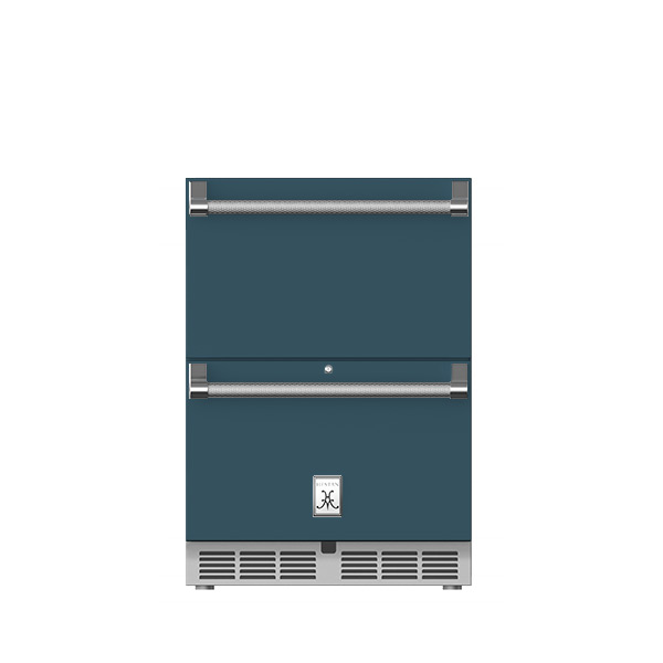 24" Outdoor Refrigerator Drawer and Freezer Drawer with Lock GRFR24GG