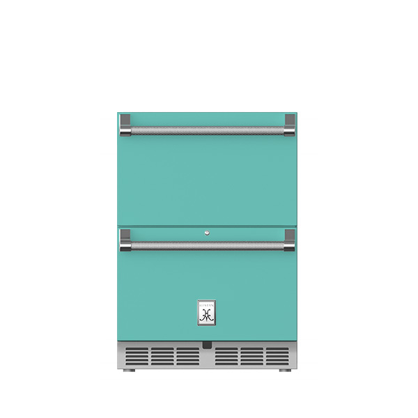24" Outdoor Refrigerator Drawer and Freezer Drawer with Lock GRFR24TQ