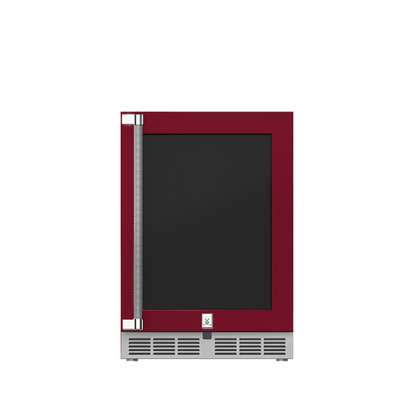 24" Outdoor Undercounter Refrigerator (Glass Door) GRGR24BG