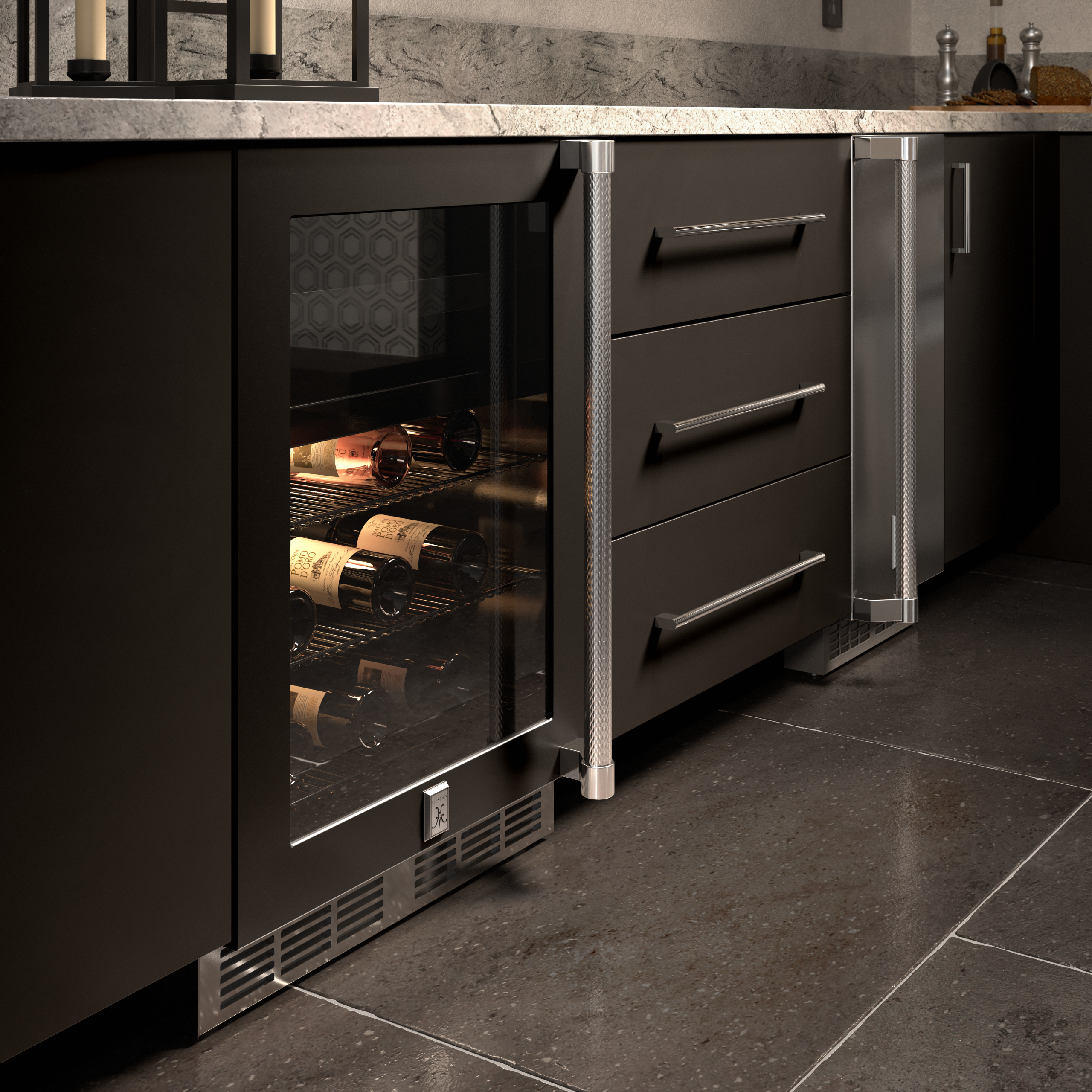 24" Outdoor Undercounter Refrigerator (Glass Door) GRGR24GR