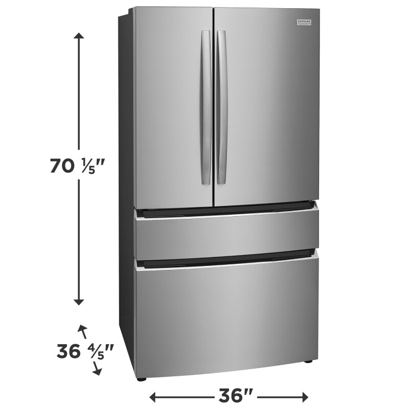 27 Cu. Ft. Standard-Depth 4-Door French Door Refrigerator GRMN2872AF