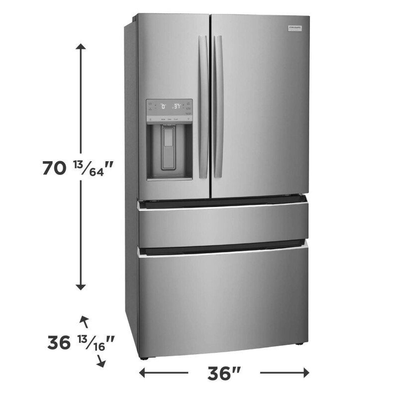 26 Cu. Ft. Standard-Depth 4-Door French Door Refrigerator GRMS2773AF
