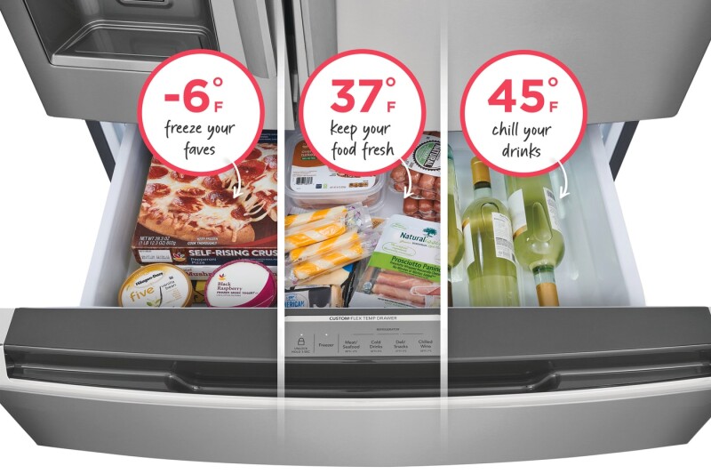 26 Cu. Ft. Standard-Depth 4-Door French Door Refrigerator GRMS2773AF
